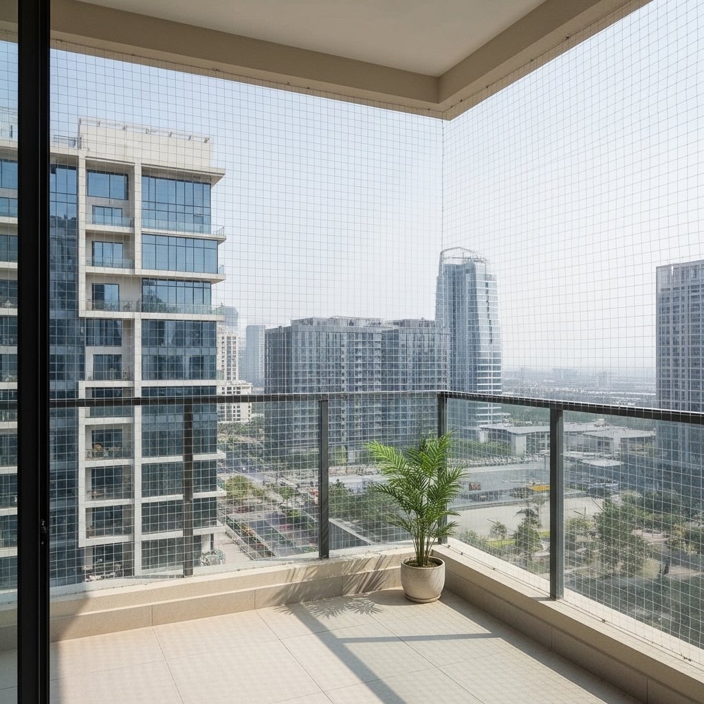 HDPE Shade Net Installation | Balcony & Garden Shade Net